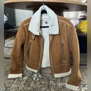 Universal Thread Suede Bomber
